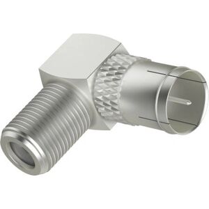Connecteur coaxial Hama 00205312 - Type F, angle de 90° - Publicité Connecteur coaxial Hama 00205312 - Type F, angle de 90° - Publicité