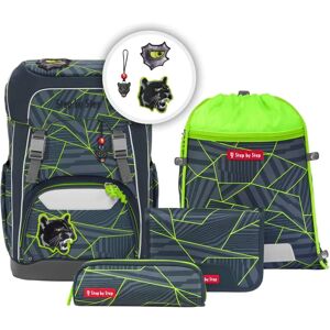 Step by Step - GIANT - Dark Cat Chiko - School Backpack Step by Step - GIANT - Dark Cat Chiko - School Backpack