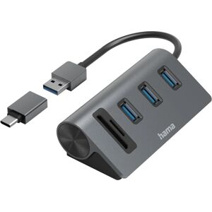 Hama 00200140 Laptop Dock - USB 3.2 Gen 1, Anthrazit & Schwarz Hama 00200140 Laptop Dock - USB 3.2 Gen 1, Anthrazit & Schwarz