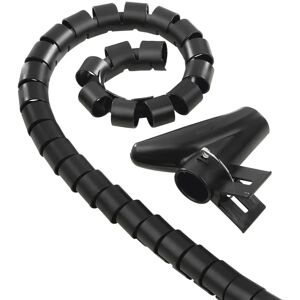 Hama Kabelorganisator 00220996 Schwarz - Kabelmanagement für TV & PC Hama Kabelorganisator 00220996 Schwarz - Kabelmanagement für TV & PC