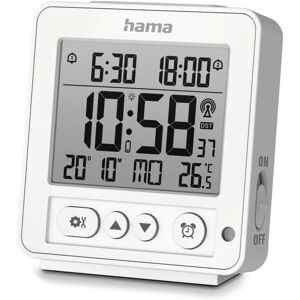 Hama Rhodes White Digital Alarm Clock Hama Rhodes White Digital Alarm Clock