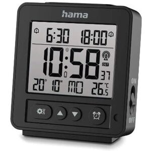 Hama Rhodos Digital Vækkeur - Pålidelig, Kompakt, Sort Hama Rhodos Digital Vækkeur - Pålidelig, Kompakt, Sort