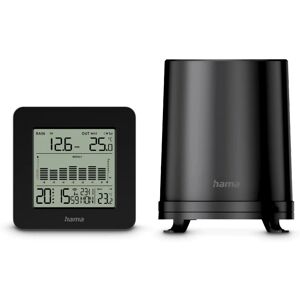 HAMA Wetterstation Mykonos Schwarz - Wetterstation HAMA Wetterstation Mykonos Schwarz - Wetterstation