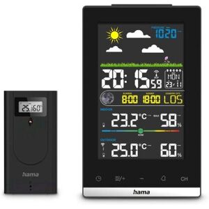 Hama 00222239 Drahtlose Wetterstation - Schwarz Hama 00222239 Drahtlose Wetterstation - Schwarz