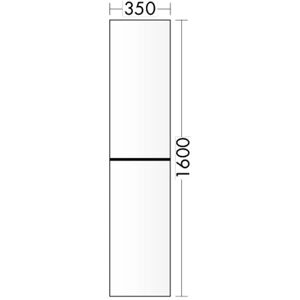 burgbad - Fiumo Hochschrank - 35x32x160 cm - Badezimmerschrank burgbad - Fiumo Hochschrank - 35x32x160 cm - Badezimmerschrank