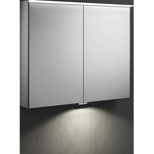 burgbad Fiumo Spiegelkast - LED-verlichting, 2 deuren, 80.6x20x67cm burgbad Fiumo Spiegelkast - LED-verlichting, 2 deuren, 80.6x20x67cm