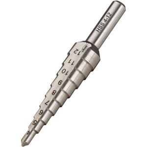 Vigor V2394 HSS Step Drill - 4-12mm, 65mm, Cylindrical Shank - Drilling Tool Vigor V2394 HSS Step Drill - 4-12mm, 65mm, Cylindrical Shank - Drilling Tool