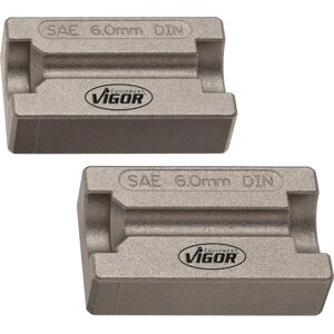 Vigor V1728 Clamping Jaws - 6 mm Vigor V1728 Clamping Jaws - 6 mm