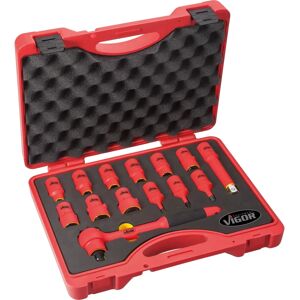 Vigor V3343 Socket Set - Hexagon, 12.5mm, 5-24 - Socket Set Vigor V3343 Socket Set - Hexagon, 12.5mm, 5-24 - Socket Set