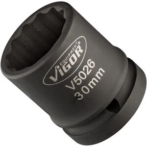 Vigor Impact wrench socket - V5026 - Double hexagon profile - 30mm - Impact wrench socket Vigor Impact wrench socket - V5026 - Double hexagon profile - 30mm - Impact wrench socket