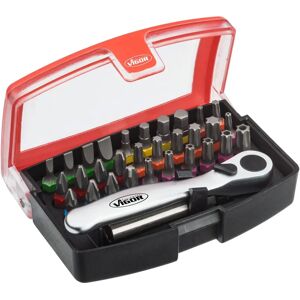Vigor V5502 Hexagon Bit set - 32-piece with Ratchet - High Durability Vigor V5502 Hexagon Bit set - 32-piece with Ratchet - High Durability