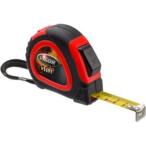 Vigor V5591 Taśma miernicza - Krótki dystans do 5m, szerokość 19mm Vigor V5591 Taśma miernicza - Krótki dystans do 5m, szerokość 19mm