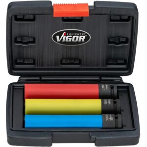 Hazet Vigor V5933/3 Impact Socket Set - Extralong, 1/2 inch, Hex Profile Hazet Vigor V5933/3 Impact Socket Set - Extralong, 1/2 inch, Hex Profile