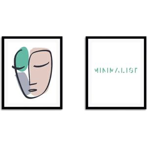 QUEENCE Minimalistic 30x40 cm Hochformat Gerahmtes Wandbild QUEENCE Minimalistic 30x40 cm Hochformat Gerahmtes Wandbild