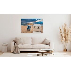 QUEENCE Efrem Acrylbild - Strand Landschaft - 80x60cm QUEENCE Efrem Acrylbild - Strand Landschaft - 80x60cm