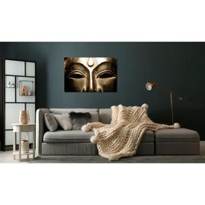 QUEENCE Elron Acrylglasbild - 70x50 cm Goldfarben, rechteckig QUEENCE Elron Acrylglasbild - 70x50 cm Goldfarben, rechteckig