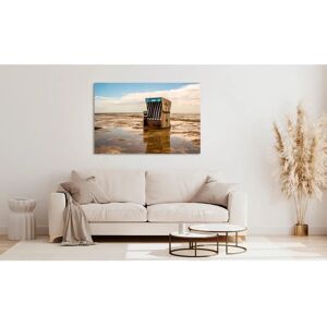 Queence Eba Blau Beige Acrylglasbild - Wandbild Queence Eba Blau Beige Acrylglasbild - Wandbild