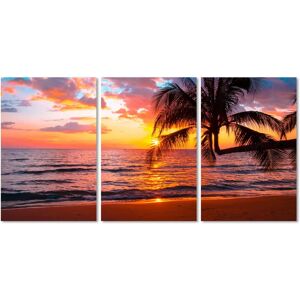 QUEENCE Paradise Beach 3-teilig Acrylglasbild QUEENCE Paradise Beach 3-teilig Acrylglasbild