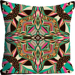 QUEENCE Ornament Bunte Dekokissen - Wohnaccessoire QUEENCE Ornament Bunte Dekokissen - Wohnaccessoire