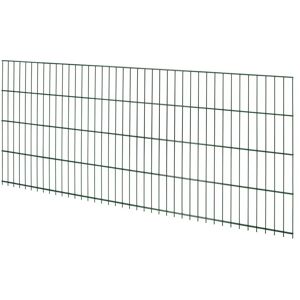 FLORAWORLD Doppelstabmatte - 83x201cm - Stahl - Grün - Doppelstab-Matte - Wetterbeständig FLORAWORLD Doppelstabmatte - 83x201cm - Stahl - Grün - Doppelstab-Matte - Wetterbeständig