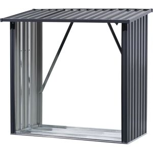 Floraworld L 150 x 75 x 142/154 cm Kaminholzregal - Feuerholzregal Floraworld L 150 x 75 x 142/154 cm Kaminholzregal - Feuerholzregal