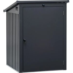 Floraworld Stahlschuppen für 240L Mülltonne - Anthrazit Floraworld Stahlschuppen für 240L Mülltonne - Anthrazit