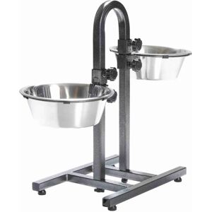Trixie Dog/Cat Bowl - Adjustable Stainless Steel Feeding Station Trixie Dog/Cat Bowl - Adjustable Stainless Steel Feeding Station