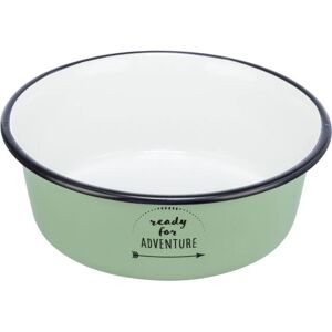 Trixie Green Enamel/Stainless Steel Dog/Cat Bowl - 17cm 900ml Trixie Green Enamel/Stainless Steel Dog/Cat Bowl - 17cm 900ml
