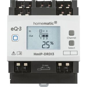 Homematic IP HMIP-DRDI3 Attuatore Dimmer 3 Canali - Casa Intelligente Homematic IP HMIP-DRDI3 Attuatore Dimmer 3 Canali - Casa Intelligente