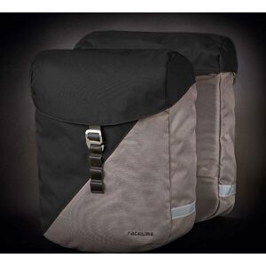 Sacoche double Racktime Vida - 24 L, Gris/Noir - Publicité Sacoche double Racktime Vida - 24 L, Gris/Noir - Publicité