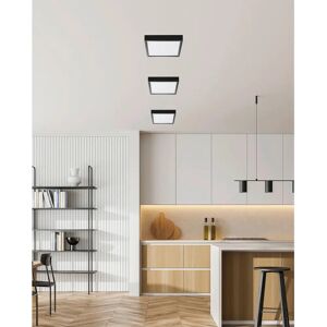 Nino 61043008 Lampe LED Noire Plafond et Mur - 3000K 20W - Publicité Nino 61043008 Lampe LED Noire Plafond et Mur - 3000K 20W - Publicité