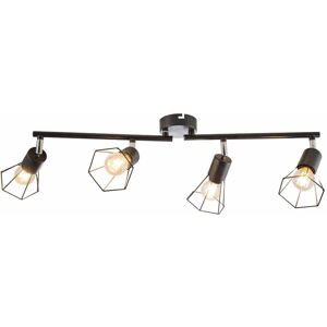 NINO Lampada a Sospensione Nera 4 Luci - Lampada da Soffitto NINO Lampada a Sospensione Nera 4 Luci - Lampada da Soffitto