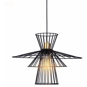 NINO - Griglia nera - 45x150 cm - 1x E27 - Pendelleuchte NINO - Griglia nera - 45x150 cm - 1x E27 - Pendelleuchte