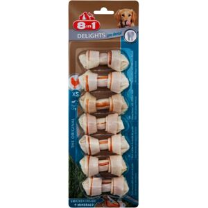 8in1 Brand Xs Dental Dog Treats with Chicken - Small Size 8in1 Brand Xs Dental Dog Treats with Chicken - Small Size