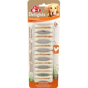Friandises pour chiens 8in1 - Os solides - Tailles variées - Publicité Friandises pour chiens 8in1 - Os solides - Tailles variées - Publicité