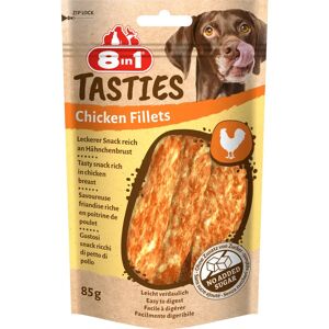8in1 Tasties Poulet - Filets de poulet, 85 g - Casse-croûte pour chiens 8in1 Tasties Poulet - Filets de poulet, 85 g - Casse-croûte pour chiens