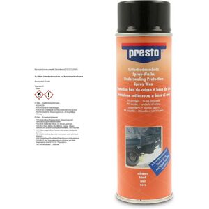 Presto Unterbodenschutz Spray - Schwarz - Unterbodenschutz Spray Presto Unterbodenschutz Spray - Schwarz - Unterbodenschutz Spray