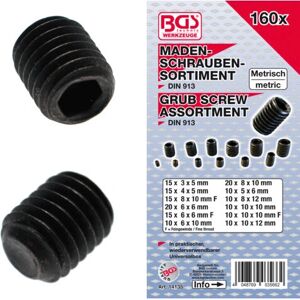 BGS technic 14135 ensemble de vis et boulons - M3 à M10 DIN 913 BGS technic 14135 ensemble de vis et boulons - M3 à M10 DIN 913