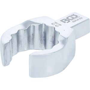 BGS TECHNIC Open Ring Spanner - 22 mm - 9x12 mm insert seat - Chrome-matte finish BGS TECHNIC Open Ring Spanner - 22 mm - 9x12 mm insert seat - Chrome-matte finish