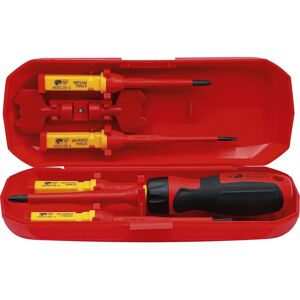 BGS TECHNIC - VDE Screwdriver Set with Interchangeable Blades 8 pcs - VDE Screwdriver Set BGS TECHNIC - VDE Screwdriver Set with Interchangeable Blades 8 pcs - VDE Screwdriver Set