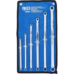 BGS Double Ring Wrench Set - E-Profiles - 6 pcs BGS Double Ring Wrench Set - E-Profiles - 6 pcs