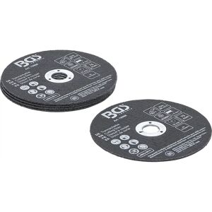 Ensemble de Disques de Coupe en Acier Inoxydable BGS TECHNIC - 75mm x 1mm x 10mm - 5 pièces - Publicité Ensemble de Disques de Coupe en Acier Inoxydable BGS TECHNIC - 75mm x 1mm x 10mm - 5 pièces - Publicité