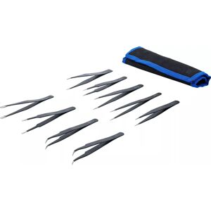 BGS technic Stainless Steel Tweezers Set - High-Quality Precision Tools BGS technic Stainless Steel Tweezers Set - High-Quality Precision Tools