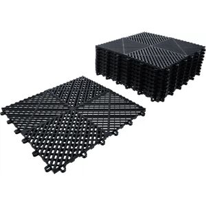 BGS 74546 - Azulejos de plástico - Sistema clic - 400 x 400 mm - 18 mm - Duradero BGS 74546 - Azulejos de plástico - Sistema clic - 400 x 400 mm - 18 mm - Duradero