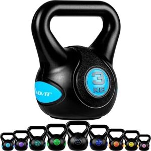MOVIT 3kg Kettlebell - Schwarz/Hellblau - Kugelhantel, Fitnessgerät MOVIT 3kg Kettlebell - Schwarz/Hellblau - Kugelhantel, Fitnessgerät