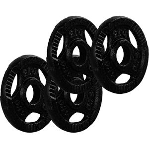 Disques de Poids en Fonte Movit 4x 0,75kg - Résistants, Tri-Grip, Antidérapants - Publicité Disques de Poids en Fonte Movit 4x 0,75kg - Résistants, Tri-Grip, Antidérapants - Publicité