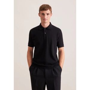 SEIDENSTICKER Slim Fit Schwarzes Poloshirt - Herren SEIDENSTICKER Slim Fit Schwarzes Poloshirt - Herren
