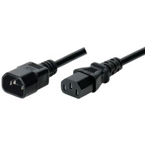 Tecline IEC - Rallonge de Cordon d'Alimentation IEC - Noir - 1m - Publicité Tecline IEC - Rallonge de Cordon d'Alimentation IEC - Noir - 1m - Publicité