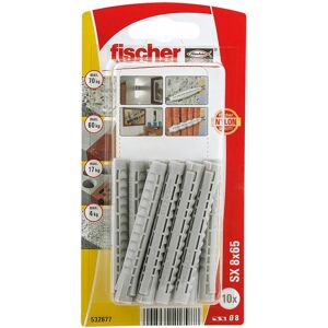 Fischer - 532677 - 65 mm - 10 pièces - Cheville murale - Publicité Fischer - 532677 - 65 mm - 10 pièces - Cheville murale - Publicité