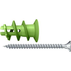 Fischer Green S K Wall Plug - Drywall Anchor - 22mm Fischer Green S K Wall Plug - Drywall Anchor - 22mm